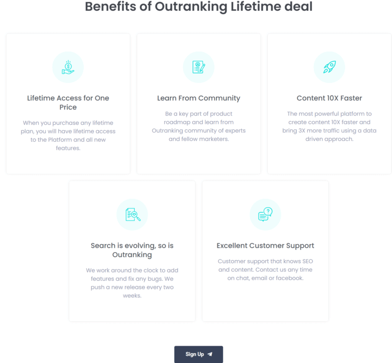 Benefits of Outranking Lifetime Deal