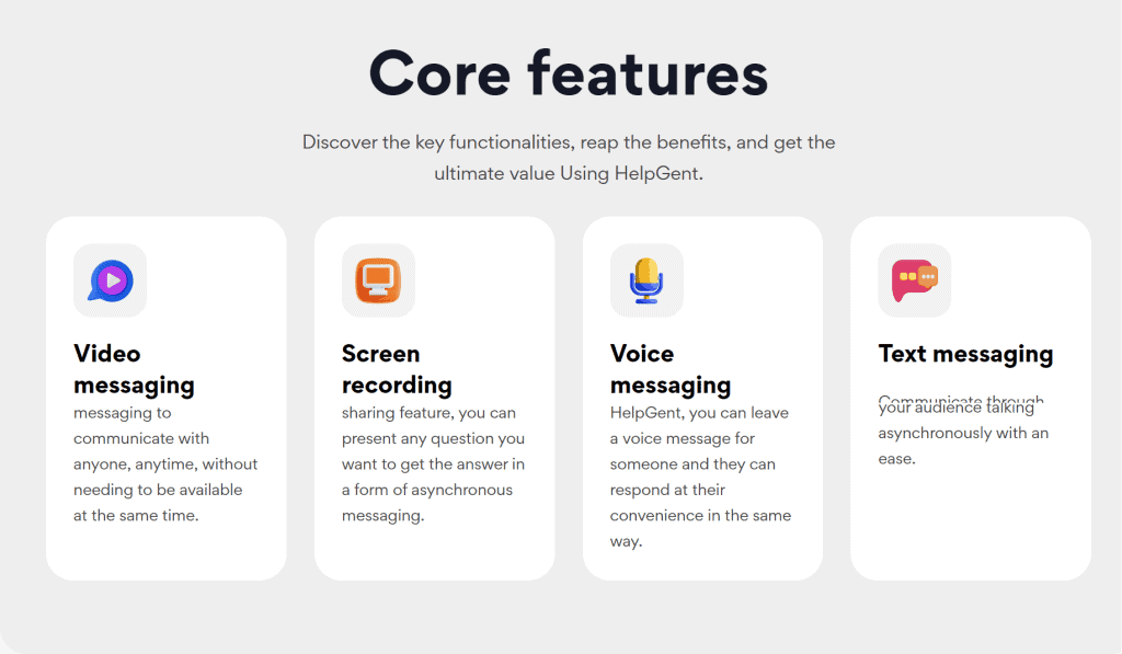 HelpGent Core Features